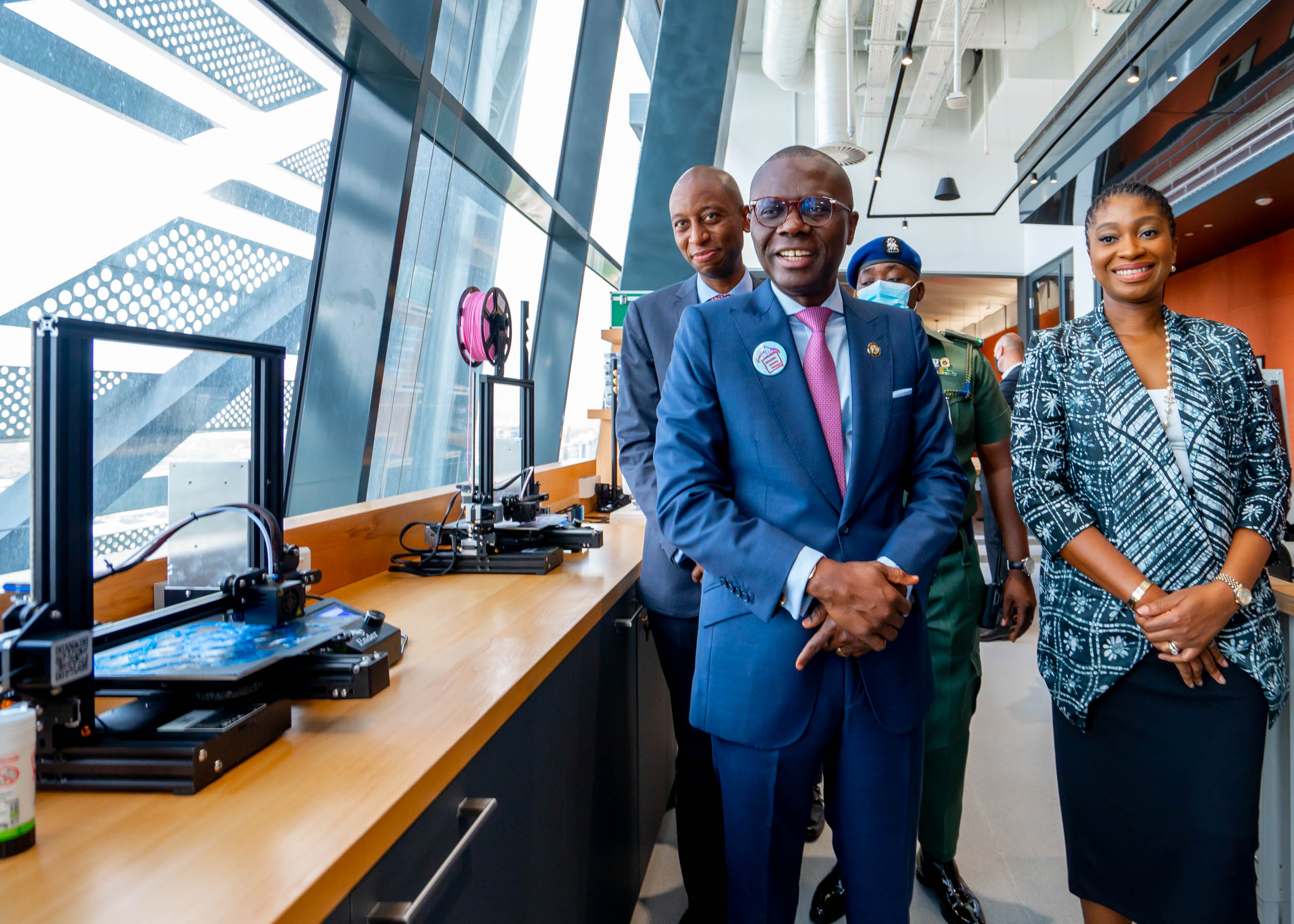 GOV. SANWO-OLU ATTENDS THE OPENING OF MICROSOFT'S NEW FACILITY - AFRICA DEVELOPMENT CENTER (ADC WEST AFRICA) SOFTWARE ENGINEERING OFFICE